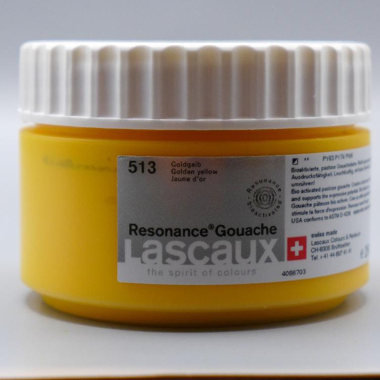 513 Lascaux Resonance Gouache - Goldgelb