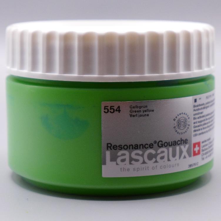 554 Lascaux Resonance Gouache - Gelbgrün