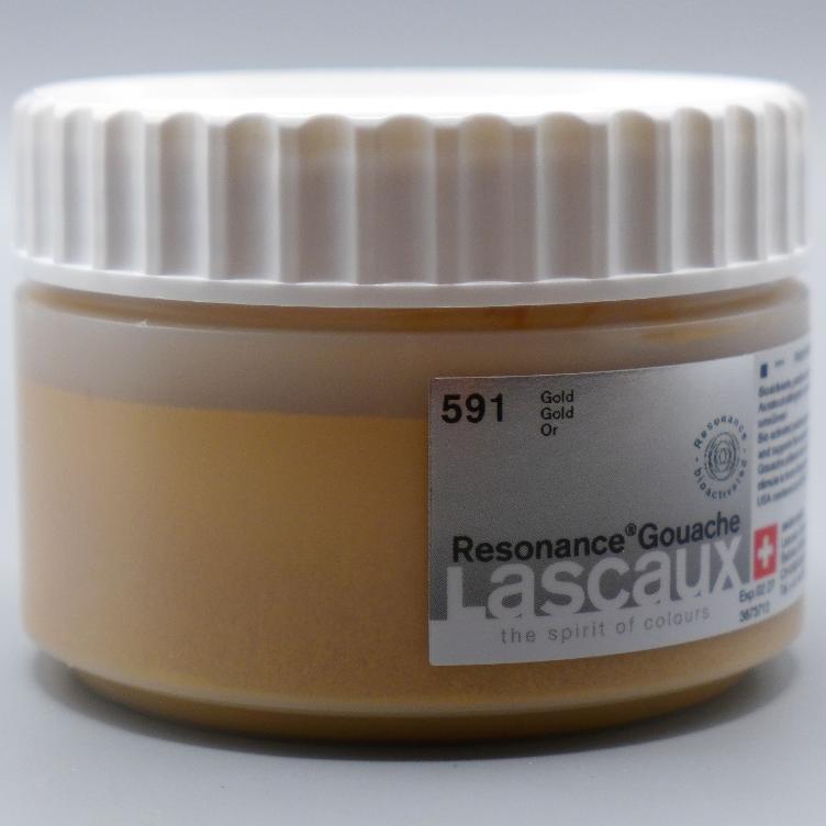 591 Lascaux Resonance Gouache - Gold
