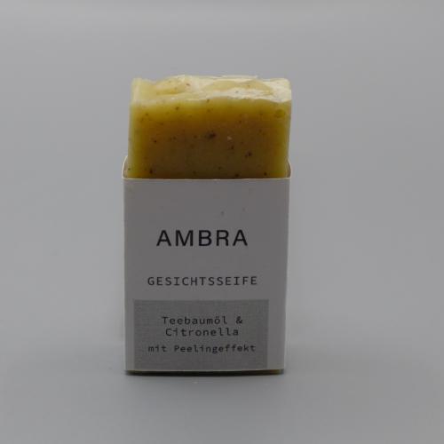 AMBRA Gesichtsseife Teebaumöl & Citronellaihts