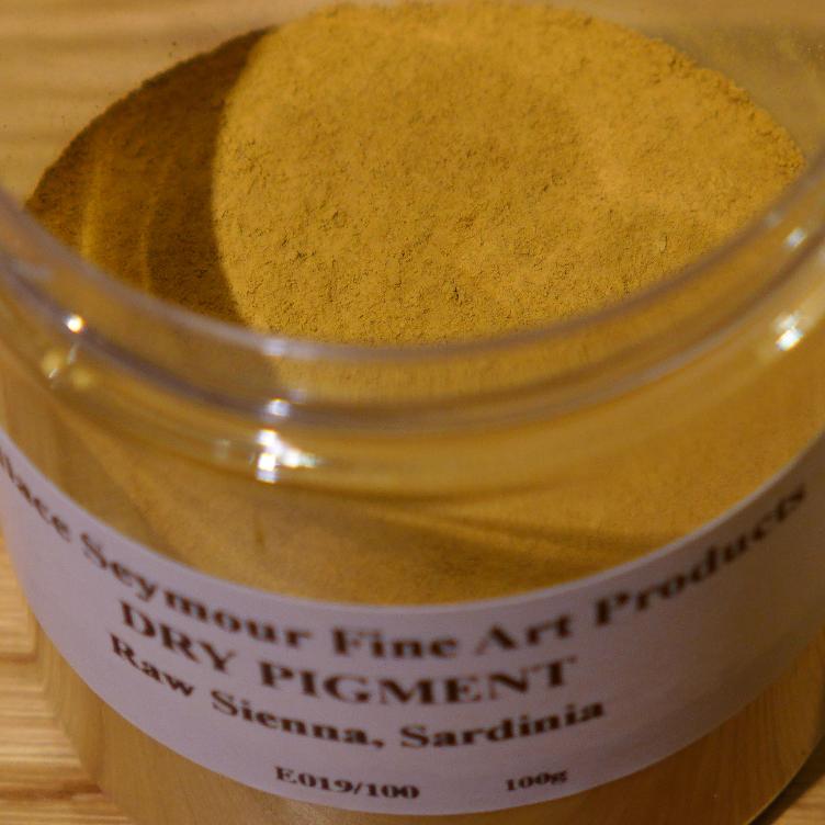 E019/100 Earth Pigment Raw Sienna, Sardinia