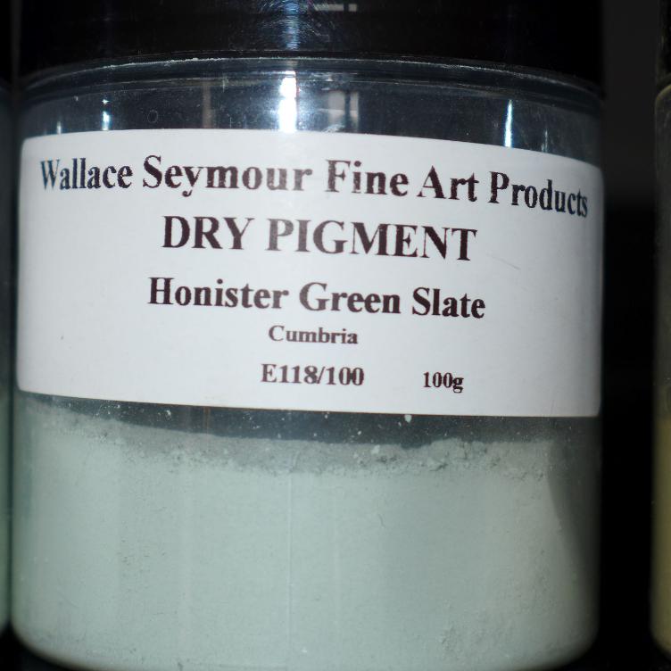 E118/100 Earth Pigment Honister Green Slate